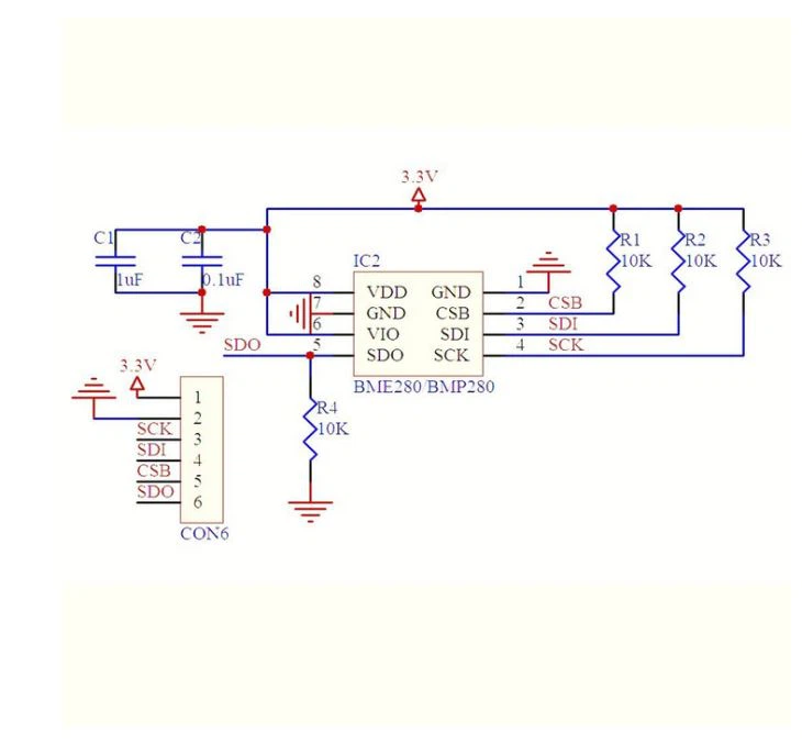 BMP280-3.3 Atmospheric Pressure Sensor